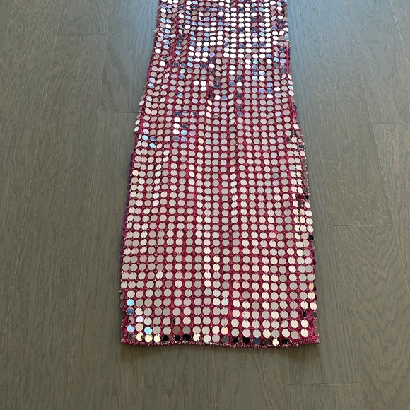 Retrofete Pink Sequin Maxi Dress - Picture 5 of 14